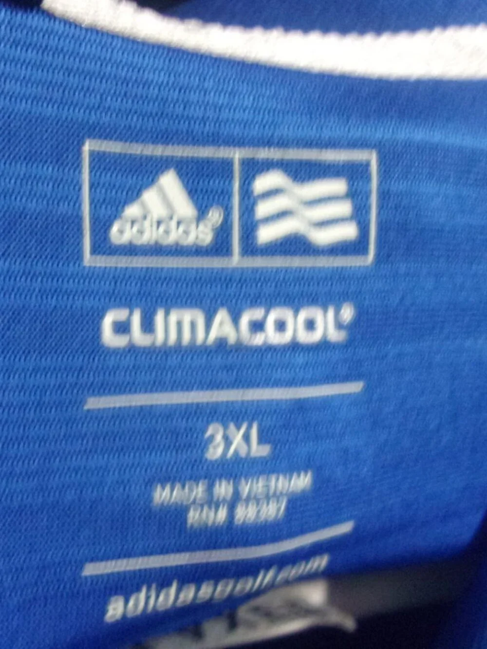 ADIDAS Blue Men's Sport Shirt Size 3XL NEW